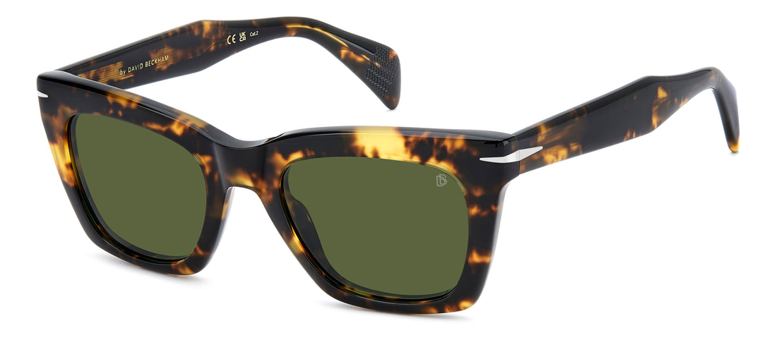 Solbriller david beckham db 99/miami p65 qt marron rectangular masculino størrelse 51mm - Hovedvisning