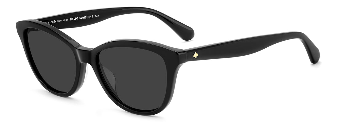 Gafas de sol kate spade ks tayla 2/s 807 ir negro rectangular femenino talla 55mm - Vista principal