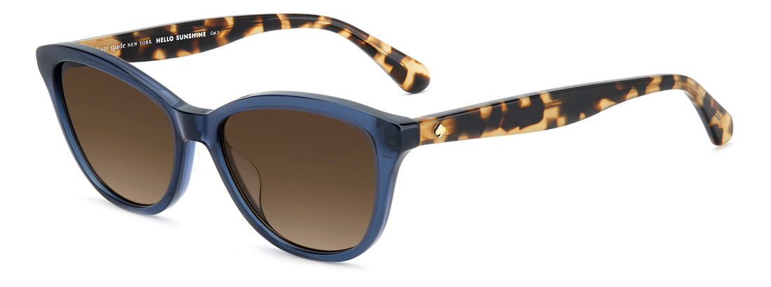 Gafas de sol kate spade ks tayla 2/s pjp ha azul rectangular femenino talla 55mm - Vista principal