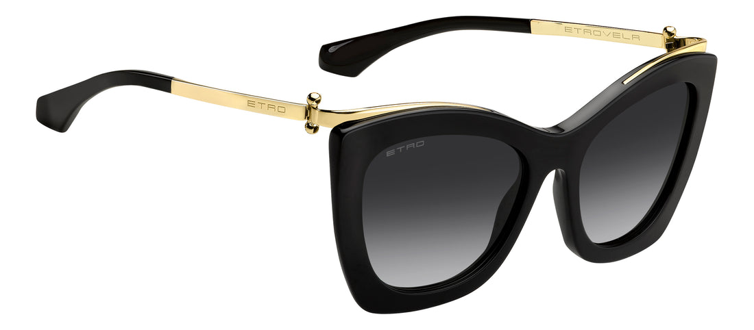 Solbriller etrovela 807 9o negro rectangular femenino størrelse 56mm - Detaljeret visning