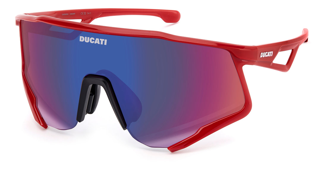 Solbriller carrera ducati carduc 067/s c9a z0 rojo mask masculino størrelse 99mm - Hovedvisning