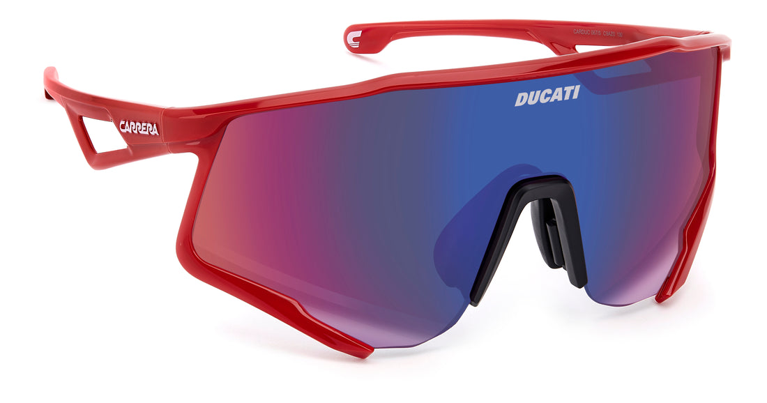 Solbriller carrera ducati carduc 067/s c9a z0 rojo mask masculino størrelse 99mm - Detaljeret visning
