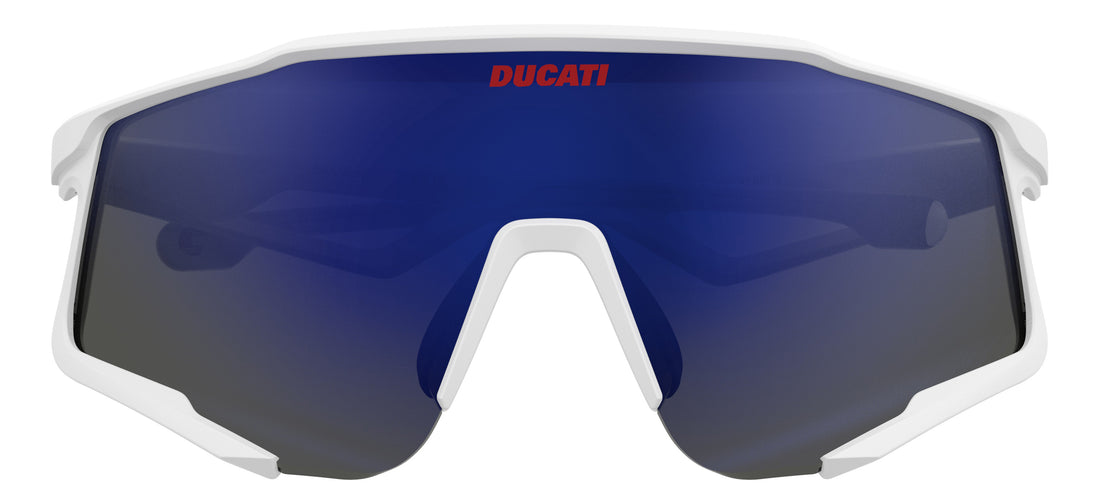 Solbriller carrera ducati carduc 067/s vk6 xt blanco mask masculino størrelse 99mm - Detaljeret visning