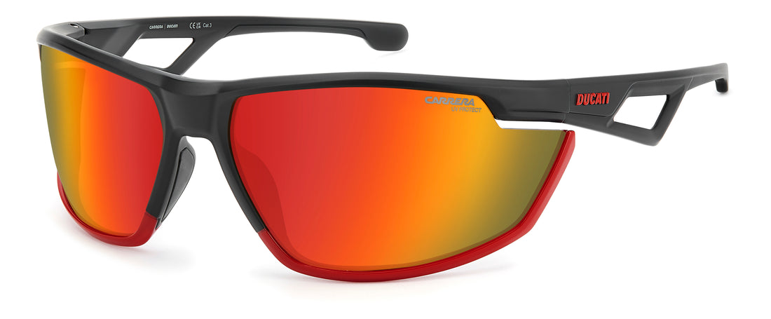 Solbriller carrera ducati carduc 068/s blx uz negro rectangular masculino størrelse 79mm - Hovedvisning