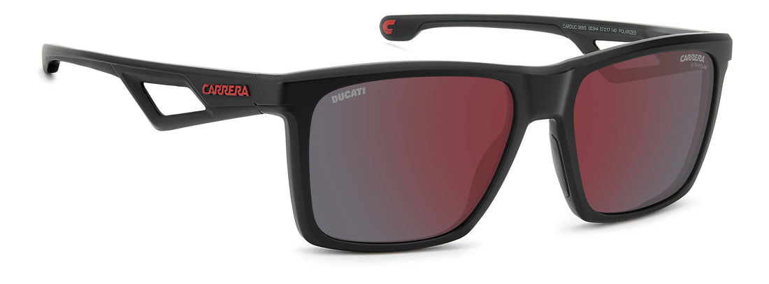 Solbriller carrera ducati carduc 069/s 003 h4 negro rectangular masculino størrelse 57mm - Detaljeret visning