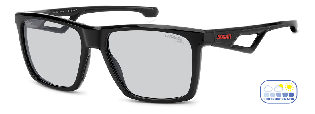 Solbriller carrera ducati carduc 069/s 807 ki negro rectangular masculino størrelse 57mm - Hovedvisning