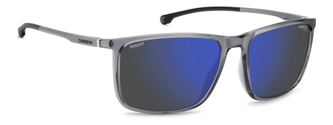 Solbriller carrera ducati carduc 071/s kb7 xt gris rectangular masculino størrelse 59mm - Detaljeret visning