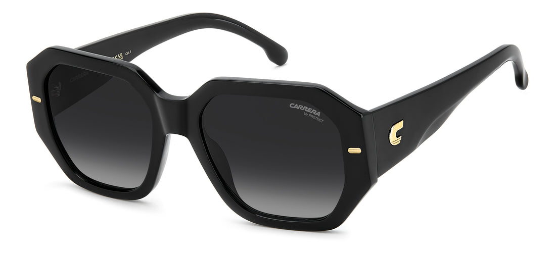 Solbriller carrera 3109/s 807 9o negro square femenino størrelse 55mm - Hovedvisning