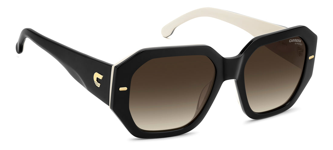 Solbriller carrera 3109/s 80s ha negro square femenino størrelse 55mm - Detaljeret visning