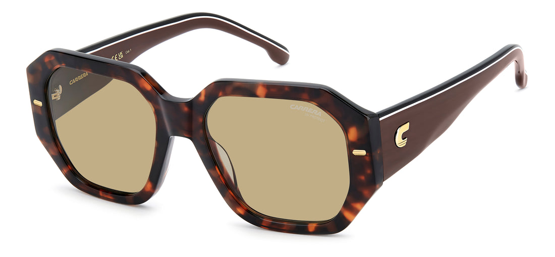 Solbriller carrera 3109/s wr9 qt marron square femenino størrelse 55mm - Hovedvisning
