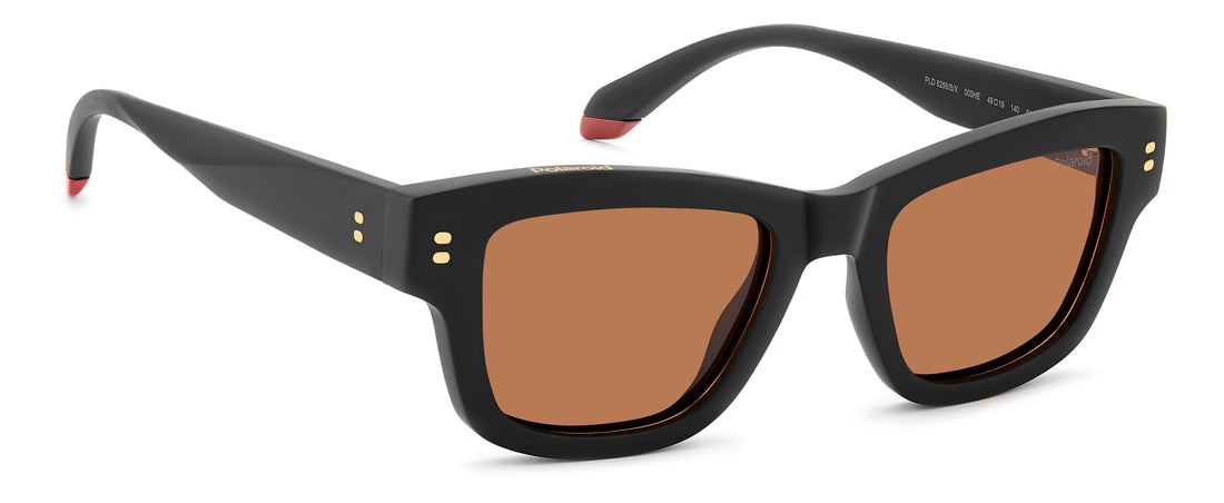 Zonnebrillen polaroid pld 6256/s/x 003 he negro rectangular femenino maat 49mm - Detailaanzicht