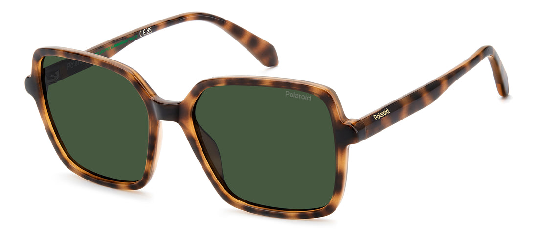 Óculos de sol polaroid pld 4217/s 086 uc havana square femenino tamanho 56mm - Vista principal