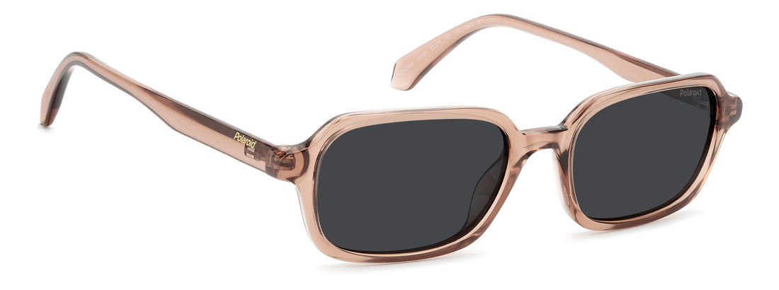 Zonnebrillen polaroid pld 4219/s 35j m9 rosa rectangular masculino maat 53mm - Detailaanzicht