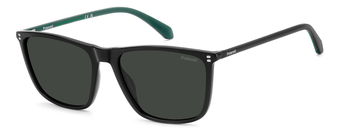 Óculos de sol polaroid pld 4210/s/x 807 m9 negro rectangular masculino tamanho 59mm - Vista principal