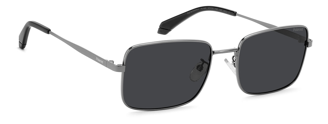 Zonnebrillen polaroid pld 4213/g/s/x kj1 m9 plateado square masculino maat 57mm - Detailaanzicht