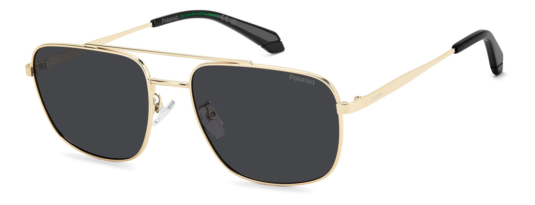 Zonnebrillen polaroid pld 4214/g/s/x 2f7 m9 dorado navigator masculino maat 59mm - Hoofdaanzicht