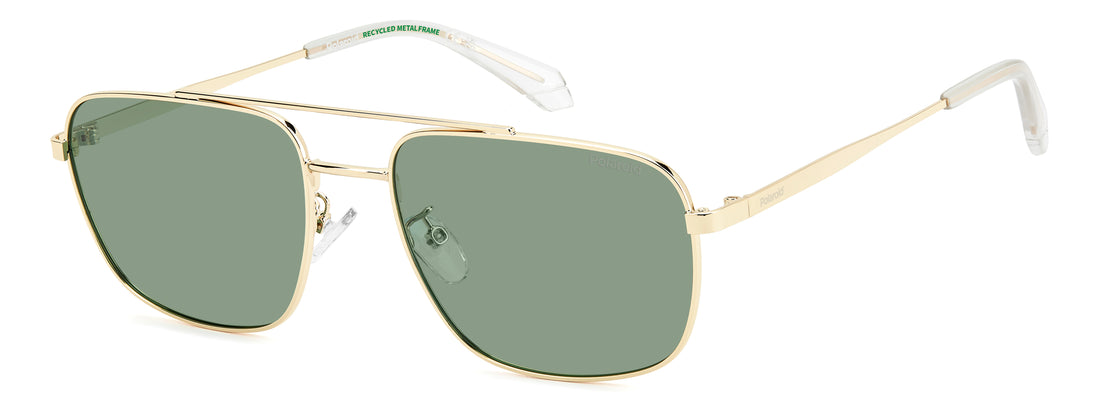 Zonnebrillen polaroid pld 4214/g/s/x pef uc dorado navigator masculino maat 59mm - Hoofdaanzicht