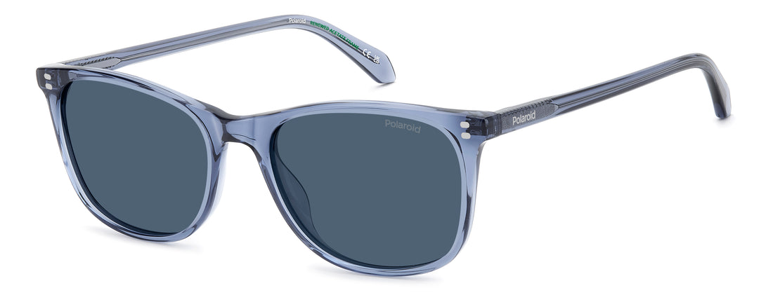 Zonnebrillen polaroid pld 4216/s/x pjp c3 azul rectangular masculino maat 55mm - Hoofdaanzicht