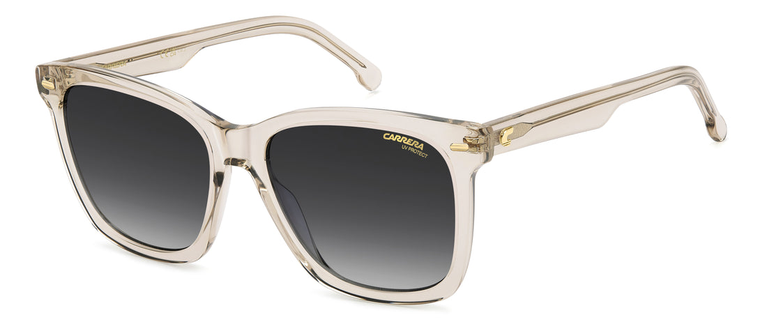 Solbriller carrera 3113/s 10a 9o beige square femenino størrelse 56mm - Hovedvisning