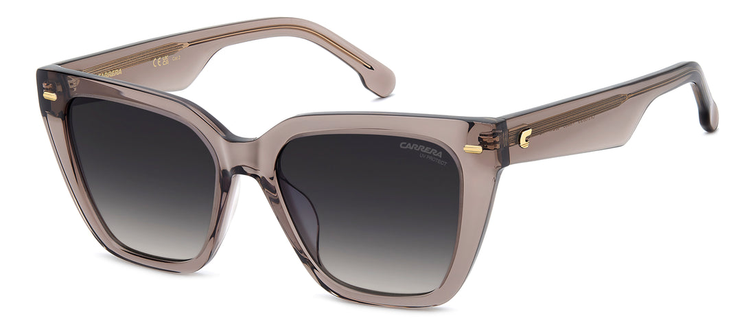 Solbriller carrera ca 3108/g/s fwm 9o beige rectangular femenino størrelse 53mm - Hovedvisning