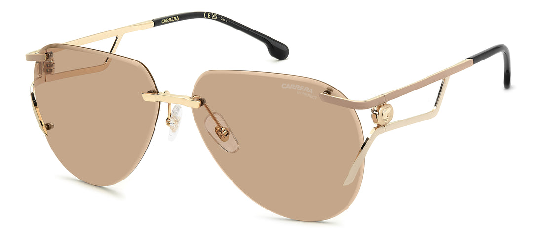 Solbriller carrera 3103/s 84e 70 dorado pilot femenino størrelse 64mm - Hovedvisning