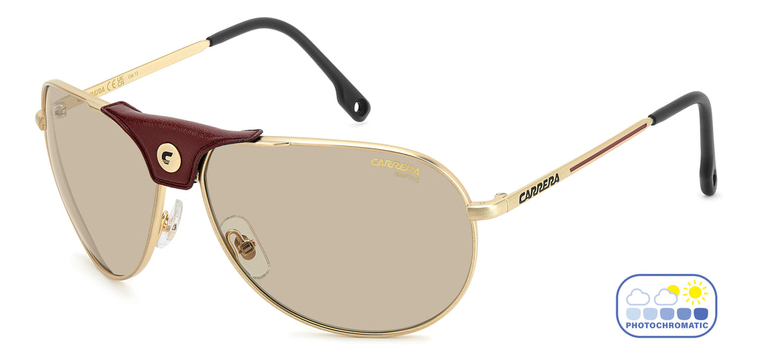 Solbriller carrera c sport 18/s 0nz 8j dorado pilot masculino størrelse 63mm - Hovedvisning