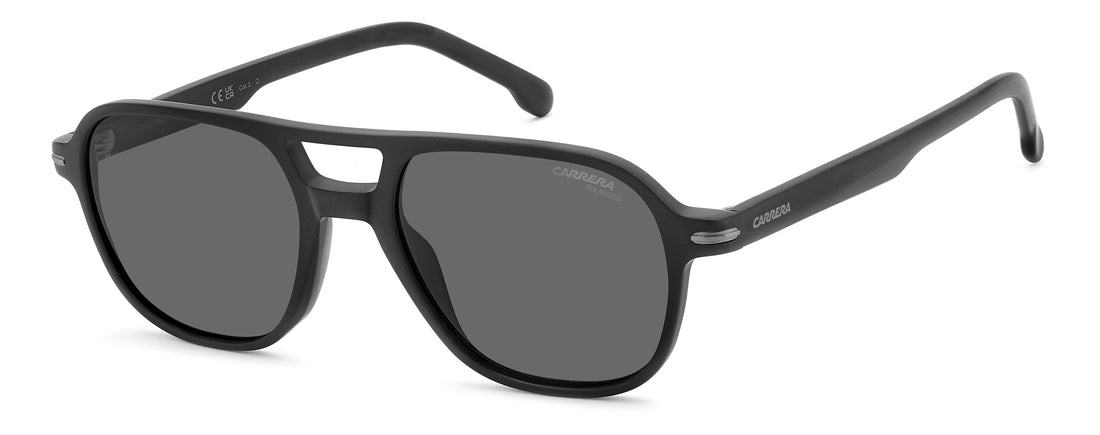 Solbriller carrera 392/s 003 m9 negro rectangular masculino størrelse 54mm - Hovedvisning
