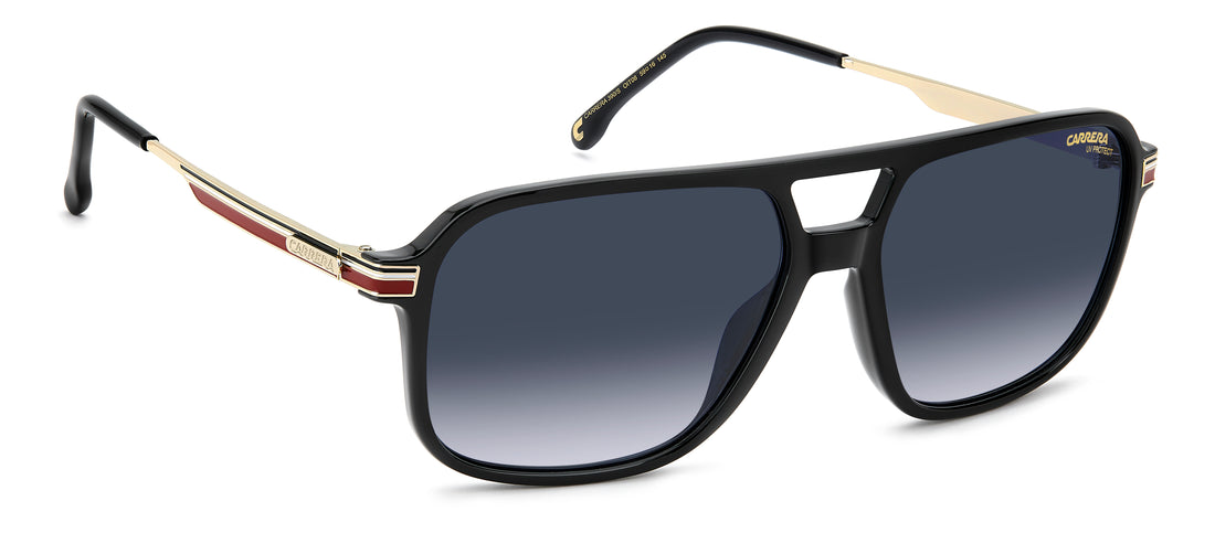 Solbriller carrera 390/s oit 08 negro rectangular masculino størrelse 59mm - Detaljeret visning
