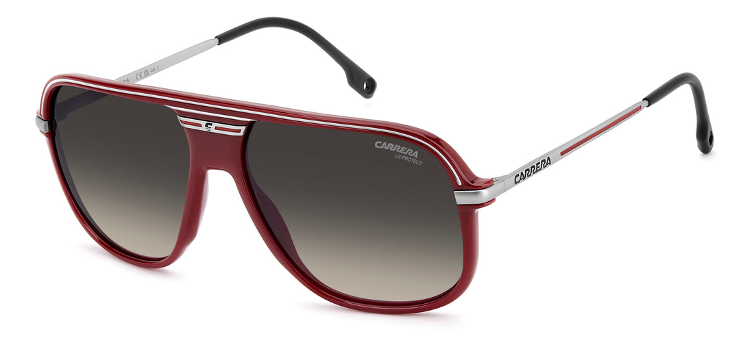 Solbriller carrera c sport 17/s c9a 9o rojo rectangular masculino størrelse 60mm - Hovedvisning
