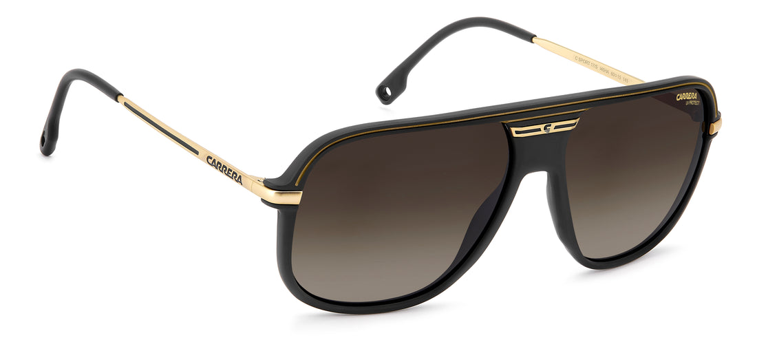 Solbriller carrera c sport 17/s i46 ha negro rectangular masculino størrelse 60mm - Detaljeret visning