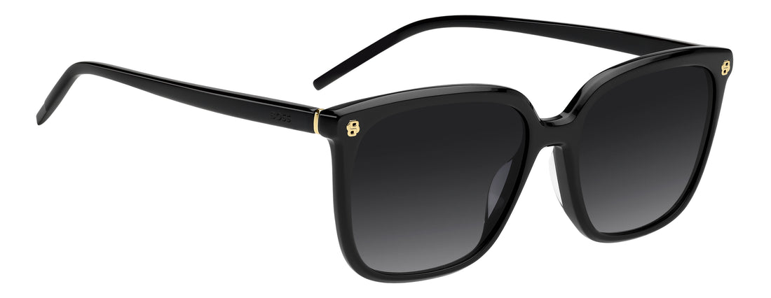 Solbriller hugo boss boss 2016/g/s 807 9o negro square femenino størrelse 56mm - Detaljeret visning