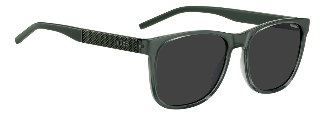 Sunglasses hugo hg 1417/s 1ed ir verde rectangular masculino size 56mm - Detailed view