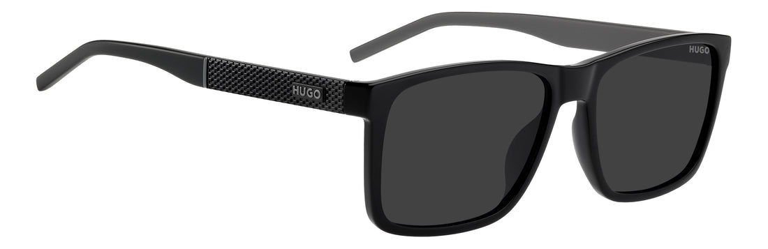 Sunglasses hugo hg 1418/g/s 807 ir negro rectangular masculino size 58mm - Detailed view
