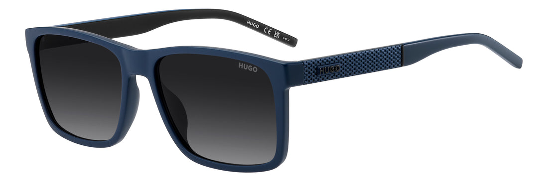 Sunglasses hugo hg 1418/g/s pjp 9o azul rectangular masculino size 58mm - Main view