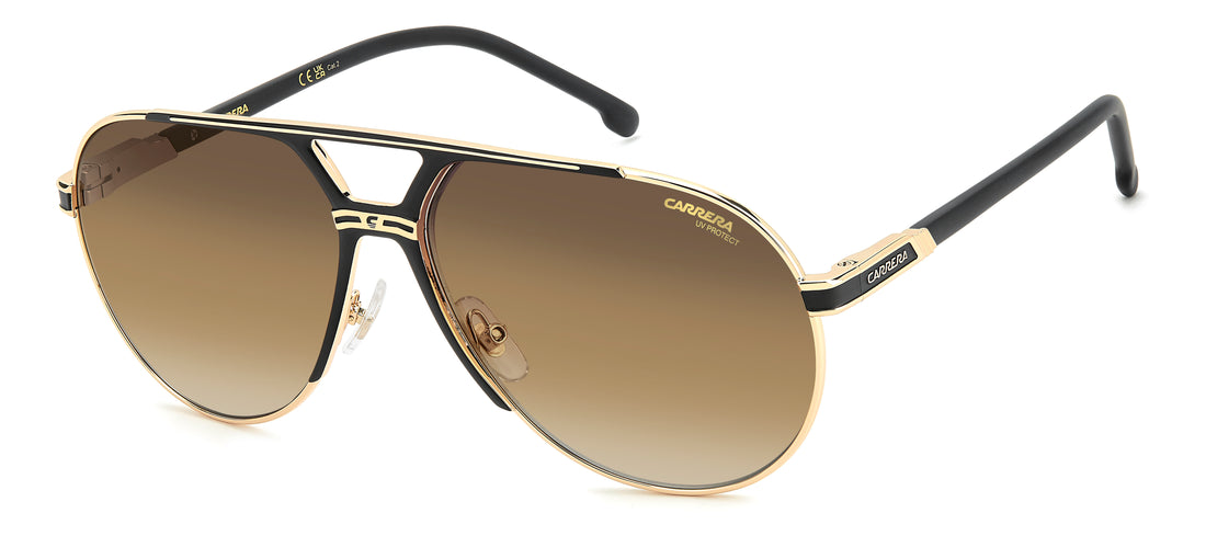 Solbriller carrera 1089/s i46 n4 negro pilot masculino størrelse 64mm - Hovedvisning