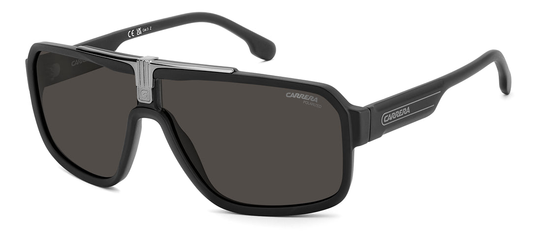Solbriller carrera 1091/s rzz m9 negro rectangular masculino størrelse 65mm - Hovedvisning