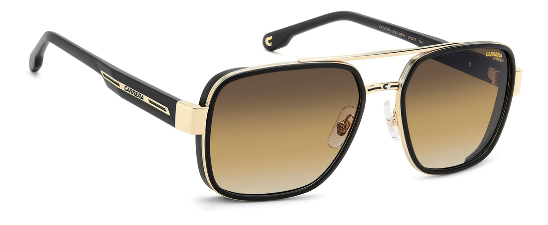 Solbriller carrera 1092/s i46 n4 negro rectangular masculino størrelse 58mm - Detaljeret visning