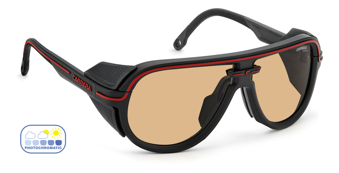Solglasögon carrera everest/s blx q6 negro rectangular masculino storlek 59mm - Detaljvy