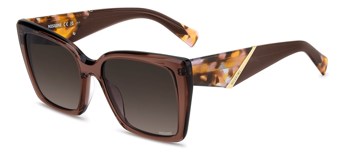 Okulary przeciwsłoneczne missoni mis 0294/g/s 09q ha marron rectangular femenino rozmiar 55mm - Widok główny
