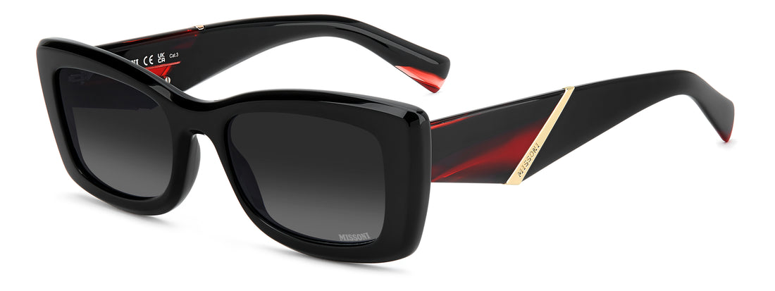 Okulary przeciwsłoneczne missoni mis 0296/s 807 9o negro rectangular femenino rozmiar 53mm - Widok główny