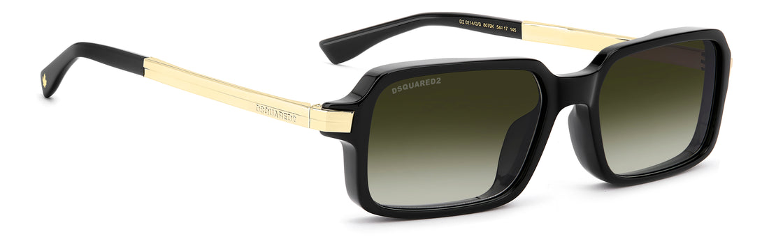 Zonnebrillen dsquared2 d2 0214/g/s 807 9k negro rectangular masculino maat 54mm - Detailaanzicht