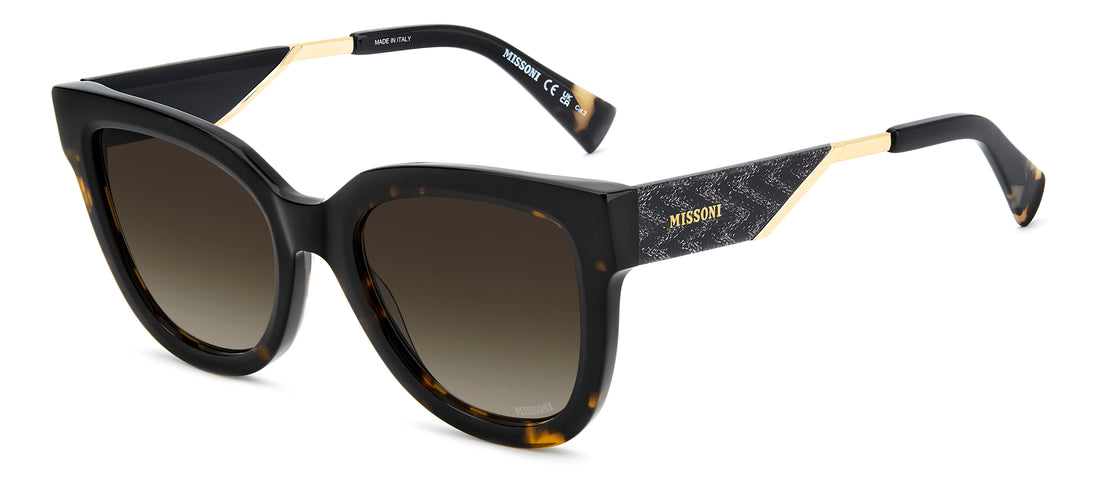 Okulary przeciwsłoneczne missoni mis 0290/s 086 ha havana square femenino rozmiar 53mm - Widok główny