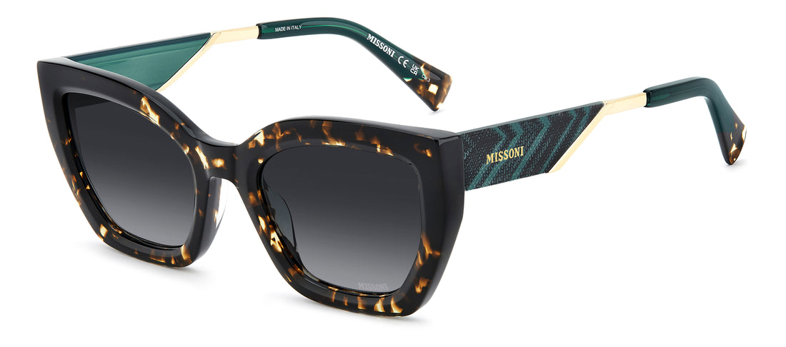 Okulary przeciwsłoneczne missoni mis 0291/g/s 581 9o havana rectangular femenino rozmiar 53mm - Widok główny