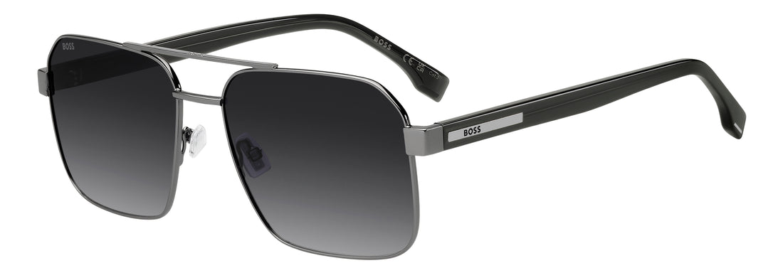 Solglasögon hugo boss boss 1985/s kj1 9o plateado square masculino storlek 59mm - Huvudvy