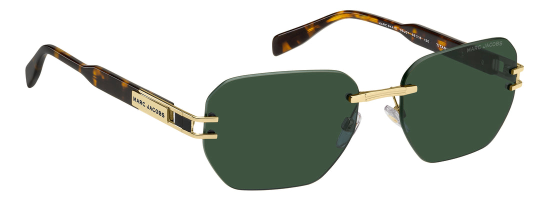 Solglasögon marc jacobs marc 944/s 06j qt dorado rectangular masculino storlek 58mm - Detaljvy
