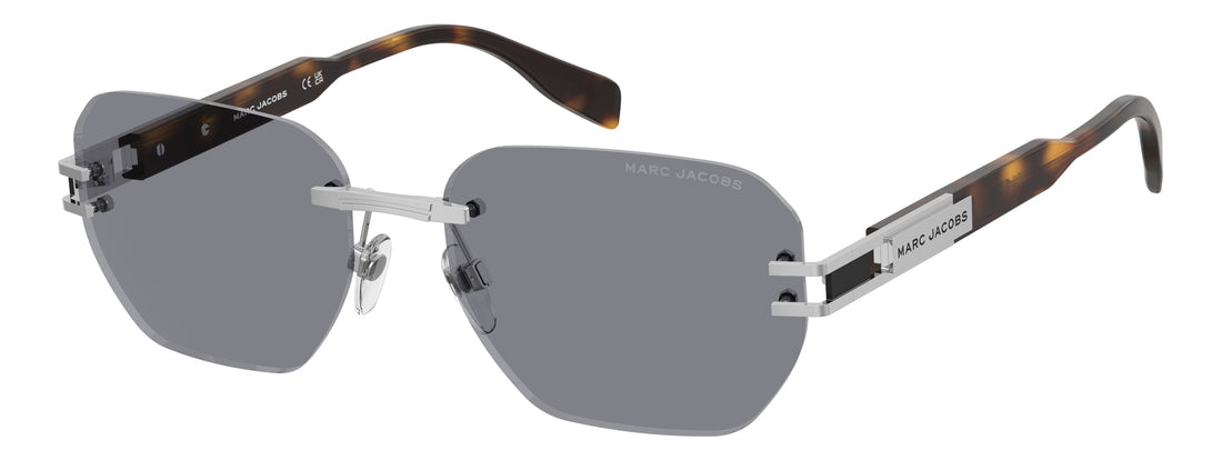 Solglasögon marc jacobs marc 944/s 8jd 1p plateado rectangular masculino storlek 58mm - Huvudvy