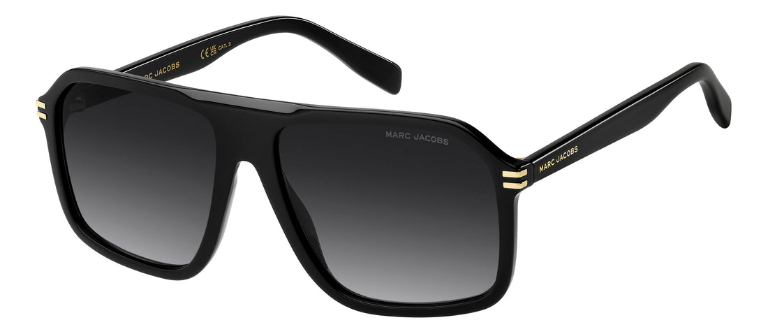 Solglasögon marc jacobs marc 950/s 807 9o negro rectangular masculino storlek 58mm - Huvudvy