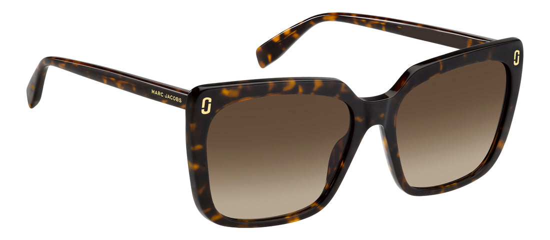 Solglasögon marc jacobs mj 1148/s 086 ha havana square femenino storlek 58mm - Detaljvy