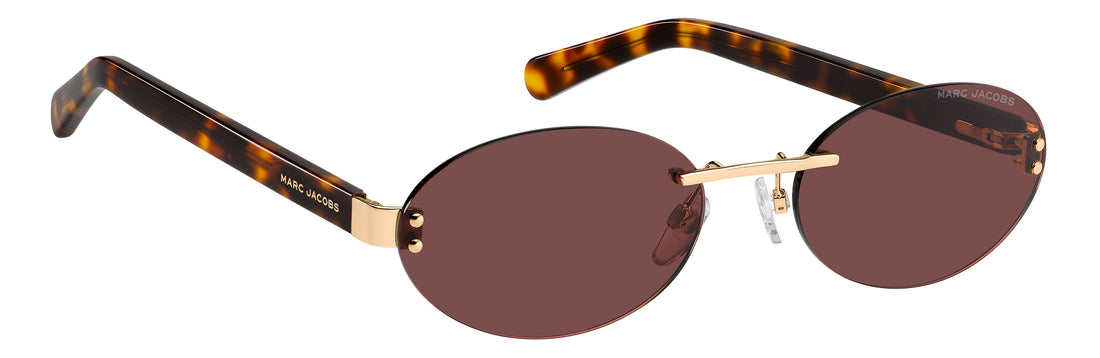 Occhiali da sole marc jacobs marc 929/s y11 4s dorado oval femenino taglia 57mm - Vista dettagliata