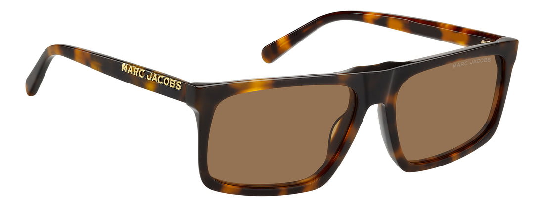 Occhiali da sole marc jacobs marc 934/s 086 70 havana rectangular femenino taglia 58mm - Vista dettagliata